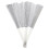 Glitter Pliable Ventilateurs 13" Cadre Bambou Pour Danses 1
