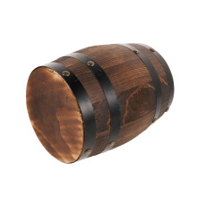 Wooden Vintage Whiskey Barrel Stool For Outdoor Patio Garden Use