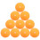 200Pièces De Pingpong Orange Avec Trous Bouchons En Silicone 1