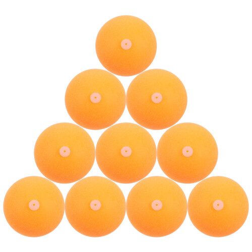 200Pièces De Pingpong Orange Avec Trous Bouchons En Silicone