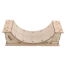 Rampe Park Fingerboard Bois Khaki, Jeu Stable Polyvalent