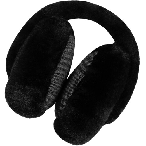 Protège-Oreilles Noir En Confortable Pour L'hiver