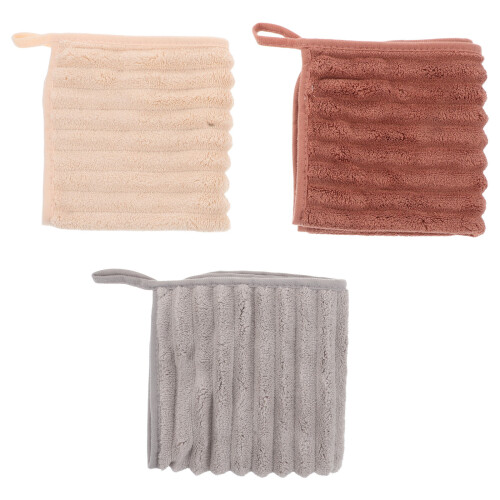 15Pièces Serviettes Douces Corail Épaisse Absorbantes Pour Bain 2