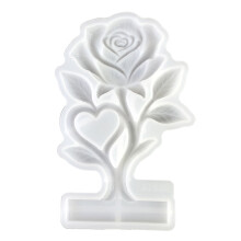 Moule en Silicone polyvalent en forme de cœur de Rose,-X1430