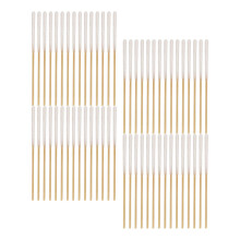360Pcs Beige Bamboo Cotton Swabs Long Precision Tip for Makeup Removal