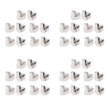 20 Paires de Boucles de Verrouillage pour NS NX Pièces de Rechange pour Loose Repair Buckle Lock Argent