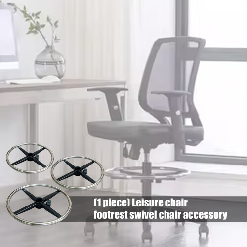 Bürohocker, Fußstütze, Ringe, ergonomisches Design, für-400mm 2
