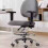 Bürohocker, Fußstütze, Ringe, ergonomisches Design, für-400mm 5