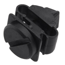 4X Motorkap Onderbak Wielkastschroef Kunststof Zwart voor 91501-SS8-A01, 91601-SS8-A01