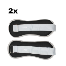Neoprene Ankle Wrist Weights 1KG Pair Adjustable Gym Fitness Training