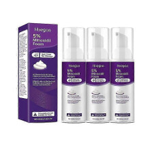 (3PCS) 1-5x 100ml 5% Hair Growth Foam for Women, Hair Regrowth Treatment Serum for Thinning Hair & Receding Hairline, 100ml