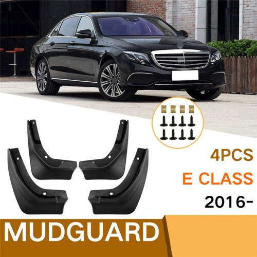 Car Mudguards for - E-Class 2016-2013 Front Rear Mud Flaps Guards   Car Exterior Parts 1