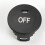 2X Air Conditioning Panel  Button Central Control Knob Cover OFF for  5 Series E60 E61 61319250196 2