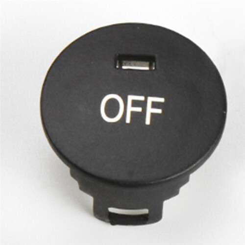 2X Air Conditioning Panel  Button Central Control Knob Cover OFF for  5 Series E60 E61 61319250196 1