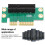 PCIe 4X Riser Card 90 Degree Adapter for Small Computer Cases Durable Material 6