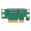 PCIe 4X Riser Card 90 Degree Adapter for Small Computer Cases Durable Material 9