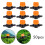 150Pcs 1/4Inch Pipe  Valve 4/7mm Hose Controller Barbed Adapter Agriculture Drip Irrigation Watering System Fitting 2
