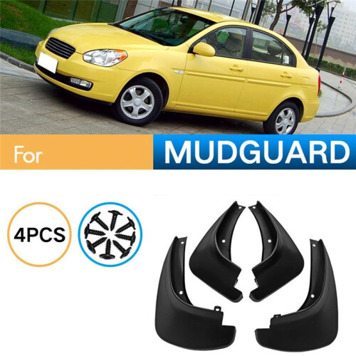 4PCS Car Mudguard Mud Flaps  Mud Guard  for  Accent 2006-2010 Car Accessories 1
