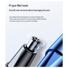 New Product Electric Men'S Nose Hair Trimmer USB Rechargeable Portable Nose Hair Shaving Knife for Men Women