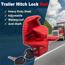 Trailer Hitch-Sloten met Sleutels, Universele Maat, Geschikt voor 1-7/8 2-5/16 2 Inch Kogelkoppeling, Verstelbare Tongvergrendeling