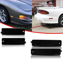 Smoked Lens Amber/Red LED Side Light Kit for Firebird 1998-2002 Turn Signal Lamp, Replace 5977941 5977942