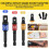 30Pcs Flexible Drill Bit Extension Kit,Right Angle Drill Attachmen,Rotatable Socket Adapter,Bendable Extender Drill Bit 4