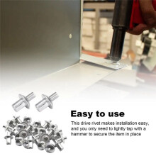 100PCS Aluminum Alloy Drive Rivets Hammer Drive Expansion Aluminum Nail  Piercing Rivet Gypsum Board Expansion Nails