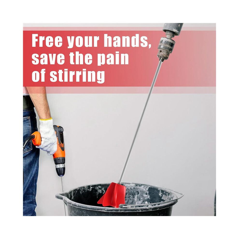 12 Pcs 11 Inch Paint Stirrer For Drill, Drill Mixer Epoxy Mixer, Paint Mixer For Drill, Helix Drill Paint Mixer 4711824142864