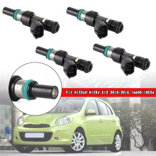 4PCS Fuel Injectors FBY11H0 FBY1010 Fit for MICRA K13 2010-2016 16600-1HC0A