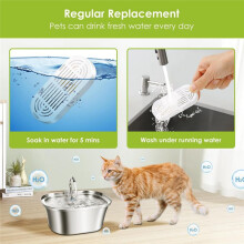 6 STKS Kat Fontein Filters 3.2L/108oz & 4L/134oz Huisdier Waterfontein Drinkfontein Vervanging Filter Schuim