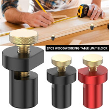 2Pcs Bench Dogs Clamp Set,3/4In(19mm) Aluminum Alloy Workbench Hole Stop,Woodworking Table Stop Carpenter Bench Clamp B