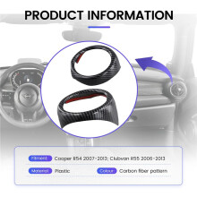 Couvercle de Sortie D'Aération de Voiture, Garniture de Climatisation, Anneau de Couverture pour Cooper R54 R56 Clubman R55 Crossover R60