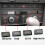 4Pcs/Set Car Air Conditioning Control Computer Panel Button  Cover for  A6 C6 S6 Avant 2005-2011 4F1820043 3