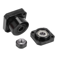 4 PièCes FK10 CôTé Fixe + 4 PièCes FF10 CôTé Flottant pour Vis à Billes SFU1204 PièCes CNC Vis à Billes 1204 Fk / Ff10 Support D'ExtréMité