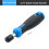 1/4Inch Screwdriver Bit Handle Multi-Function Screwdriver Set Screwdriver Drill Wrench Tool (Red) 7
