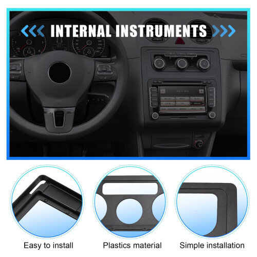 Car Frame Fascia Adapter for  Caddy 2004-2010 Android Radio Dash Fitting Panel Kit 2