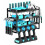 4 Layer Power Tool Organizer Wall Mount, Cordless Drill Hanger Storage Rack for Garage Organization, Workshop, Pegboard 3