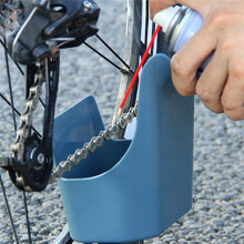 Caja de Herramientas Almacenamiento Aceite Cadena de Bicicleta y Motocicleta, Aceite Limpieza de Cadena,Herramienta A Prueba de Salpicaduras,Agente de