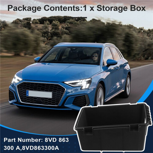 8VD863300A / 8VD 863 300 A for  A3 2017-2020 Central Control Storage Box Coin Box Cup Holder Storage Storage Box 2