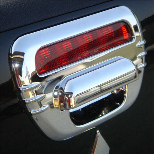 2X Car Chrome Tail Gate Tailgate Handle Cover Trims for  L200 / Triton 2006-2014 2