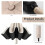 Fully Automatic Reverse Folding Umbrella with Windproof Reflective Stripe UV Umbrellas for Carabiner Handle Travel,A 2