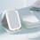 LED Three-Color Adjustable Makeup Mirror Adjustable Makeup Mirror with Lights Rechargeable Lighted Makeup Mirror,C 3