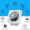 Portable  CD Player,Wall Mount CD Player Home Audio Music Players with Remote Control,LCD Display-US Plug 4