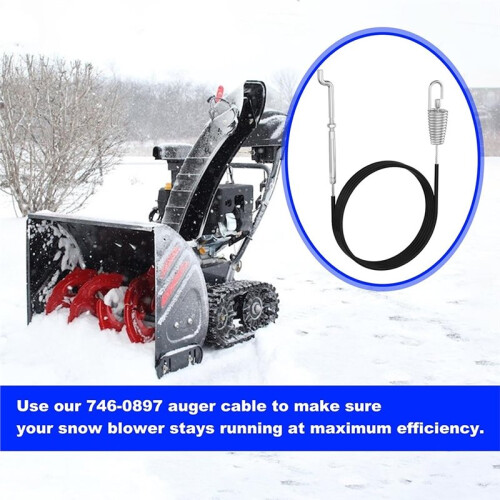 946-0897 Snowblower Auger Cable for MTD  Cub-Cadet Troy-Bilt , Yard-Machine 2
