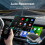 2 in 1 Wireless CarPlay Adapter for OME Wired to Wireless CarPlay Android Auto Plug and  for 3