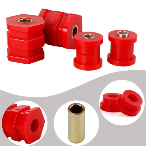 For   EK 1996-2000 Front Lower Control Arm Bushing Red Polyurethane Car Replacement Kit 1