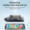 Tela de Toque de 9,36 Polegadas Sem Fio CarPlay Car Stream Media Dashcam DVR Espelho Retrovisor Dash Camera Recorder Visão Noturna 4