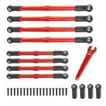 RC-Auto-Upgrade-Hebelsatz für 1/10 E-Revo2.0 SUMMIT 5319X 5338R RC-Auto-Upgrade-Teile, Rot