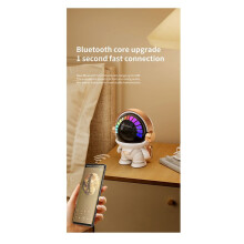 Astronaut Draadloze -Luidspreker Tws Cute Desktop Space Robot Subwoofer -Luidspreker voor Thuis Buiten Cadeau-B