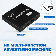 -Compatibele Auto HD F10-Speler 1080 Automatische Lusweergave Reclamemachine AV-Videoreclamemachine EU-Stekker